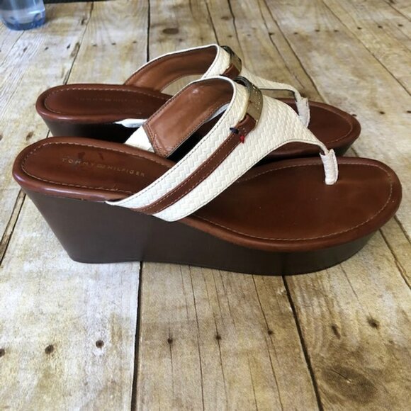 Tommy Hilfiger Siesta White Platform Sandal 10 - Picture 2 of 8